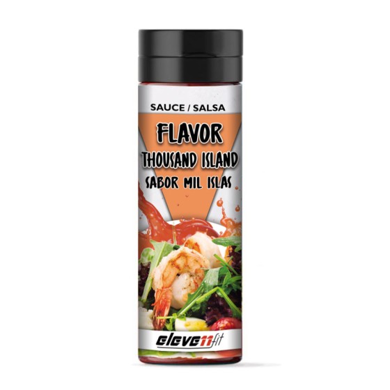 DUIZEND EILAND SMAAKSAUS ZONDER SUIKER 330ML
