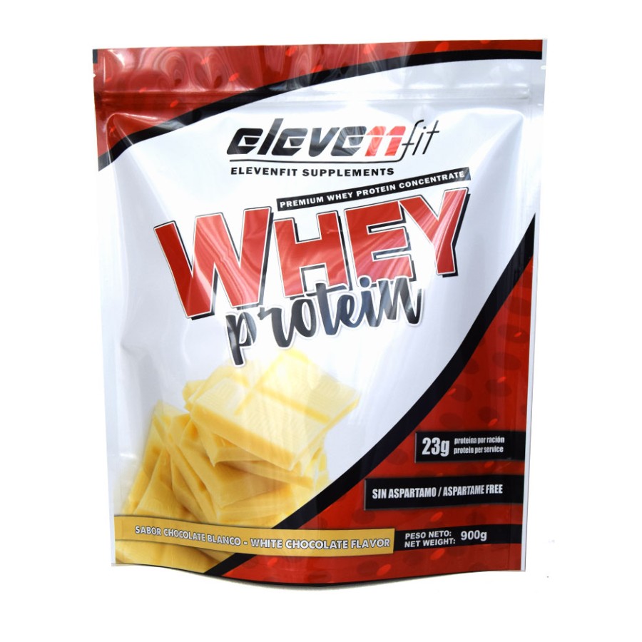 Whey Protein Pro Witte Chocolade 900g Elevenfit Whey Protein Pro Witte Chocolade 900g Elevenfit