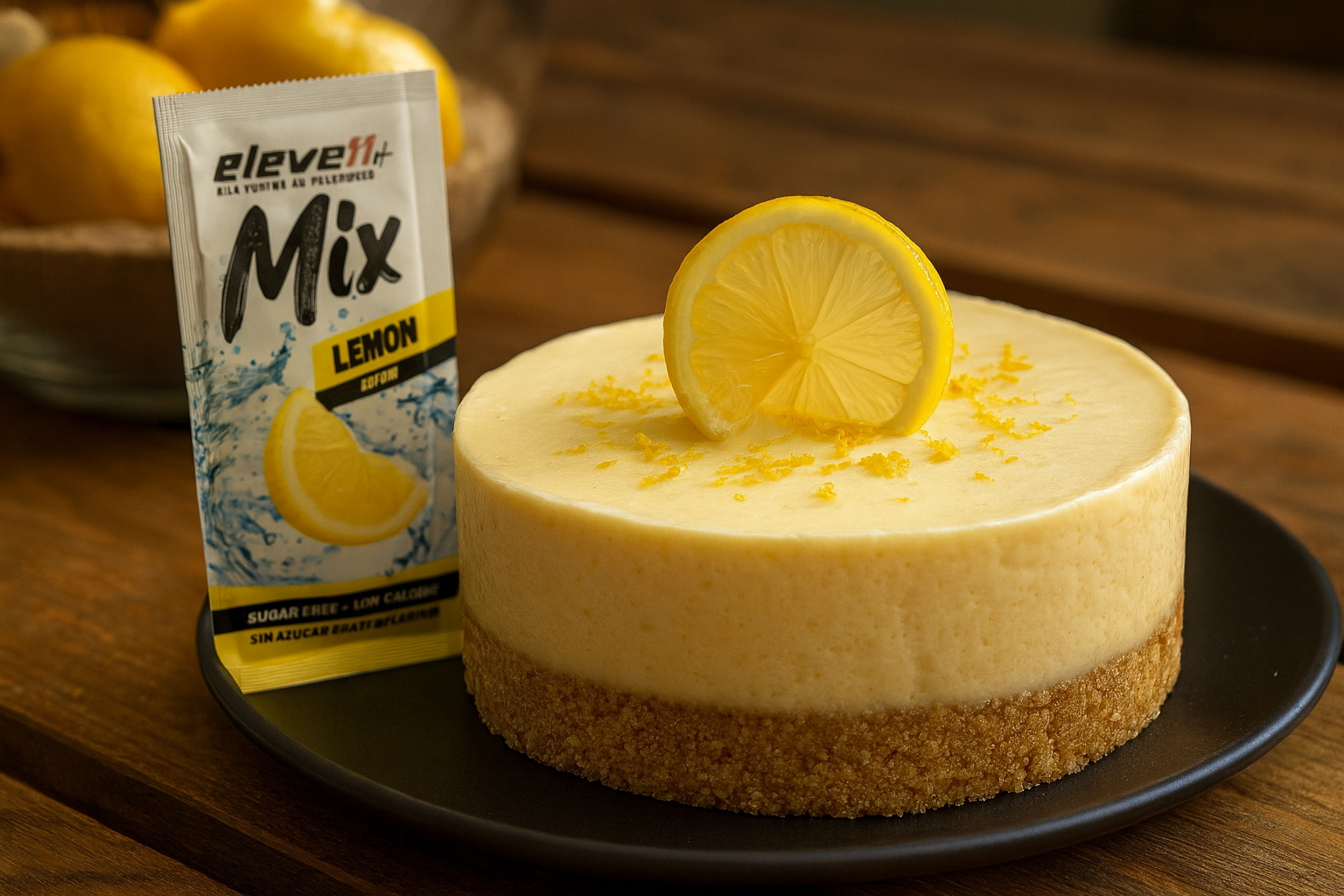 Receta Cheesecake Fit Sin Horno con Sabor a Limón